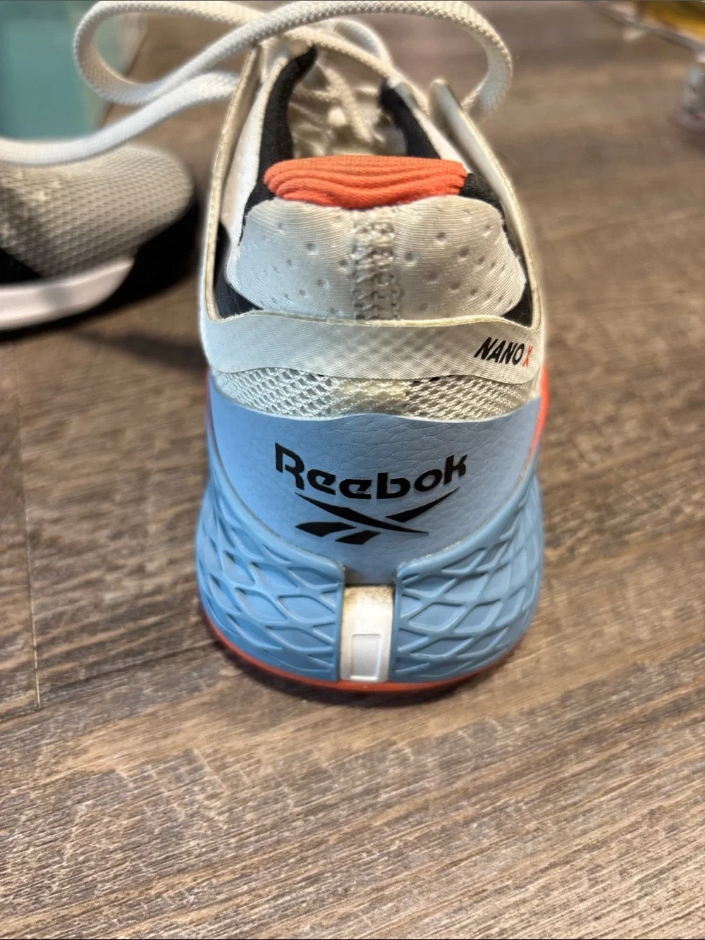 Reebok Nano X Gradient Performance Trainer - White, Black & Red-Blue